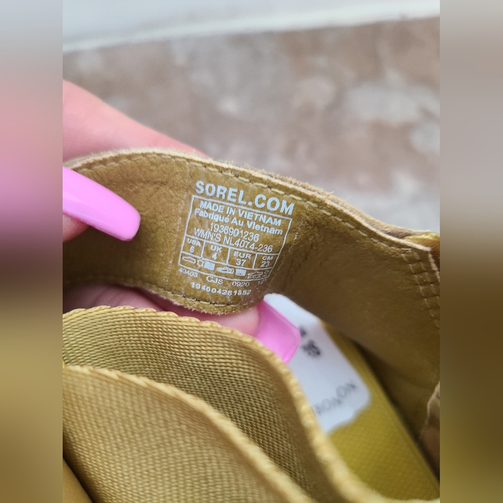 SOREL Kinetic Impact Sandal Dioxide Gold womens size 6 - Picture 7 of 8